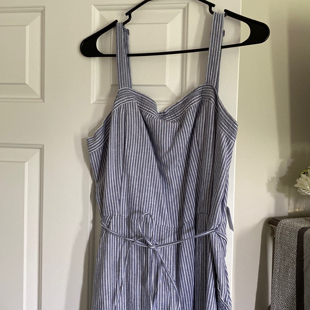 NWT Old Navy pinstripe jumpsuit